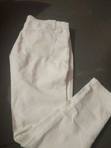 Denim White New Jean's For Ladies