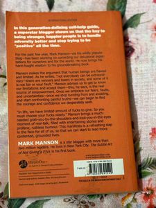 The Subtle Art of Not Giving a F*ck