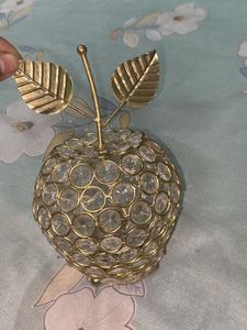 Crystal Apple Decor