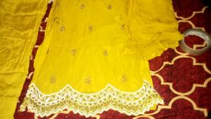 Stone Work Party Wear Suit