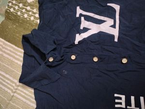 Navy Blue Shirt For Girls