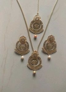 Beaded Choker Necklace Set