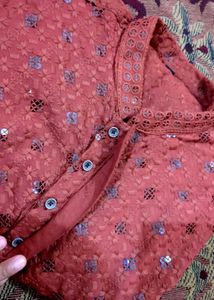 Embroidered Kurta Set for men