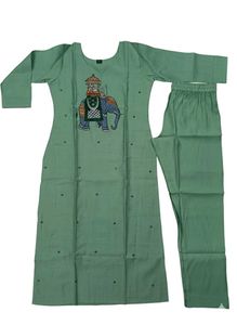 Elegant Green Kurta Set