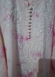 Pure Cotton Handmade Chikankari Kurta