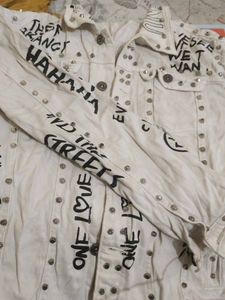 Unique Graphic Denim Jacket