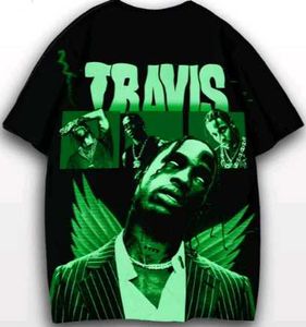 Travis Scott Back Printed Oversized Tshirt
