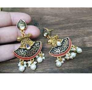 Elegant Gold-Tone Drop Earrings
