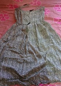 Patterned Casual Dress