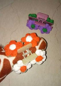 Cute Flower Hair Clips