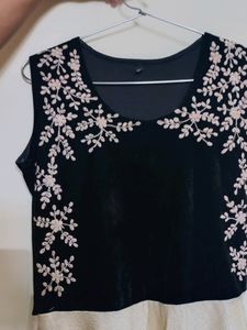 Embroided Party Gown