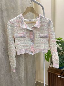 Crop Korean Knit Cardigan
