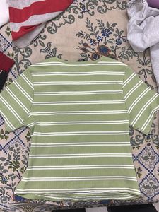 Striped Green Tee