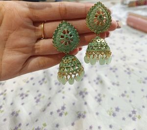 खुबसूरत झुमके 🪷💚✨