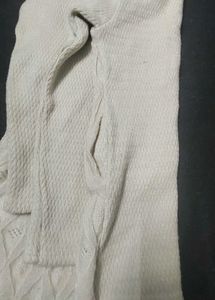 Ladies Woolen Cardigon Cream Color