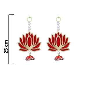 Lotus Flower Hanging Ornament For Doors, Temples