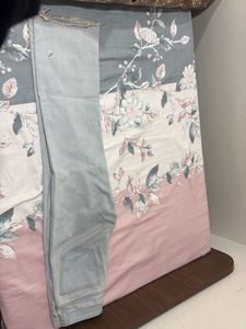 Distressed Light Wash Denim Jeans