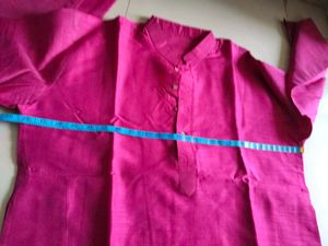 Elegant Pink Embroidered koti and kurta set