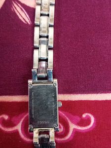 Fossil Orignal Womens Silver Tonned Steel Watch