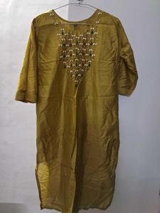 Elegant Olive Kurta