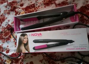 Nova NHS-900 Hair Straightener {BLACK/PINK}