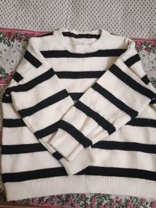Striped Knit Sweater