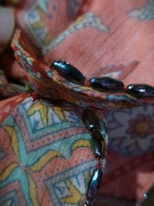 Patchwork Print Kurta With Belt