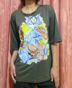 TOM&JERRY PRINT T-SHIRT