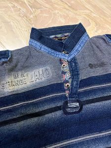Polo Neck Oddi Printed Tshirt