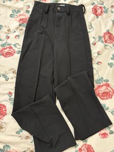 Black Wide Leg Trousers