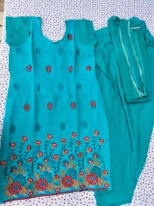 Elegant Teal Kurta Set