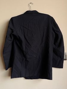 Double-Breasted Navy Blazer