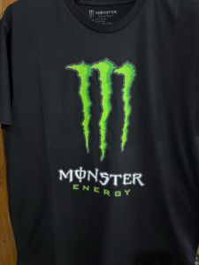 MONSTER ENERGY BLACK COTTON TSHIRT L(42)