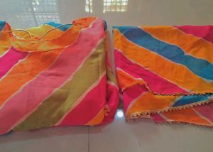 Colorful Striped Anarkali