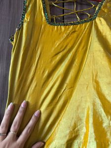 Yellow Embellished Blouse