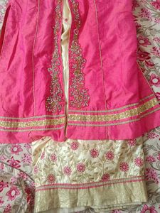Pink Party Wear Lehenga