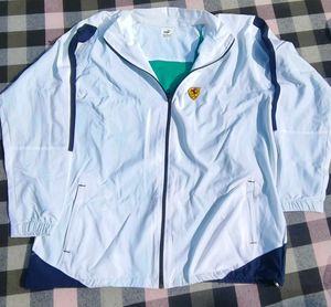 White And Blue Tracksuit