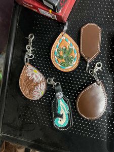 Leather Keychains (5)