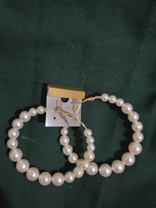 Pearls Earring And Oxidised