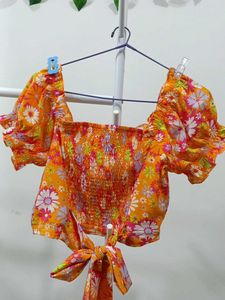 Floral Crop Top