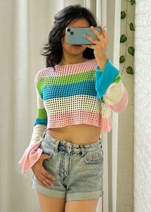 Crosio Oversized Bell Sleeves Top