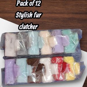 Stylish Fur Clutcher - Pack of 12!