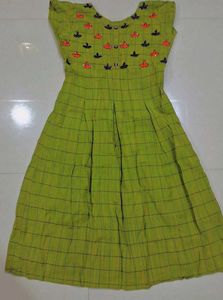 Green Checkered Dress