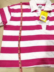 Crop Striped Tee