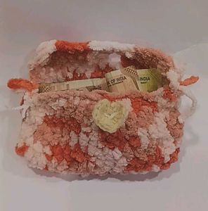 Crochet Pink Wallet🎀✨️