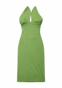 ZARA Green 2 way Midi Dress