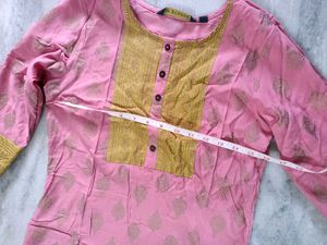 Pink &amp; Gold Kurti New One