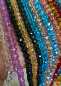 18 Line 6 Mm Crystal Beads String