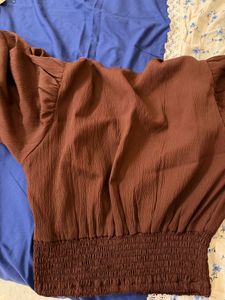 Brown Zara Top