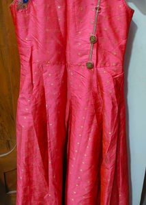 Pink &amp; Blue Embellished Dress